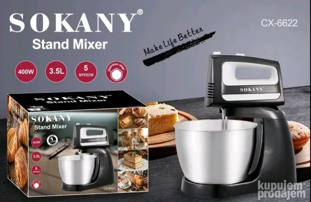 Samostojeci mikser sa posudom SOKANY 3,5 L
