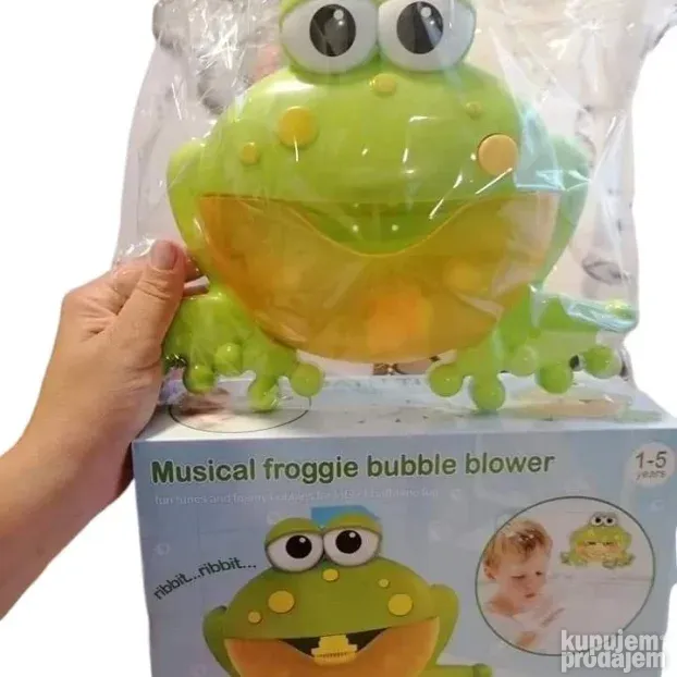 Žaba koja ispušta mehuriće - novo
