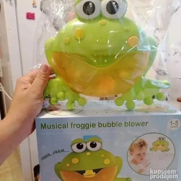 Žaba koja ispušta mehuriće - novo