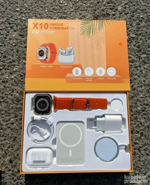 X10 Ultra pametni sat ,slušalice
