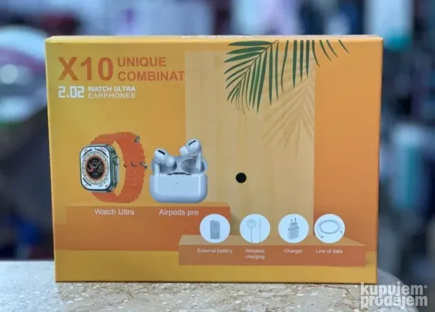 X10 Ultra pametni sat ,slušalice