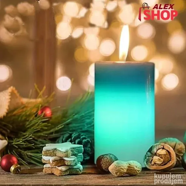 Magična sveća od voska koja menja boje
