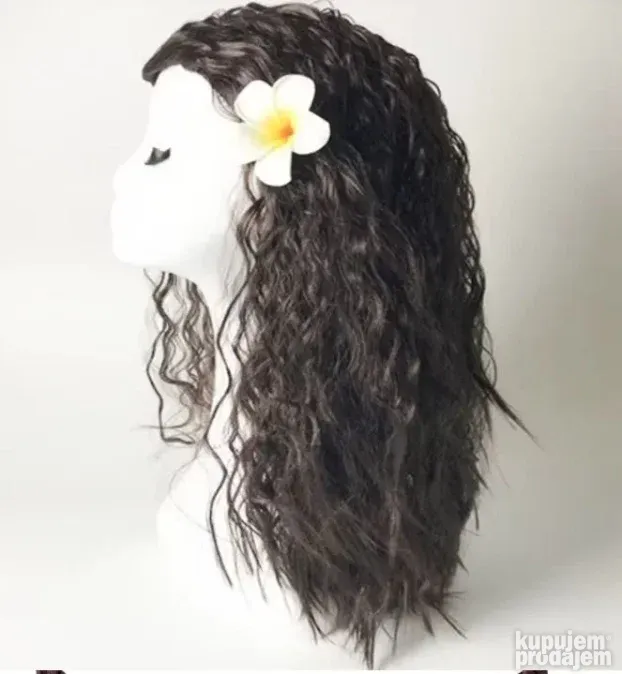 MOANA Vajana kostim + perika + ogrlica za odrasle 7u1