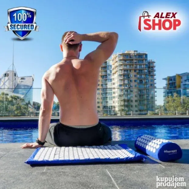 Masažna prostirka za akupresuru sa jastu. i Podloga za jogu