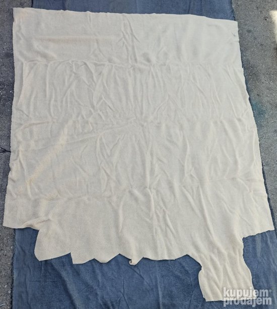 Veštačko ćebasto krzno topla bež 150x175