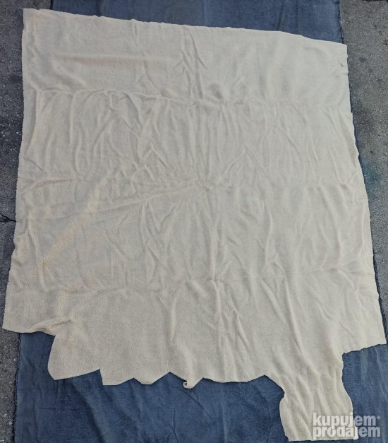Veštačko ćebasto krzno topla bež 150x175
