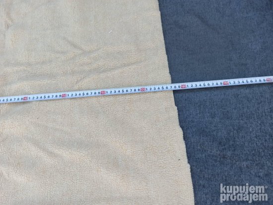 Veštačko ćebasto krzno topla bež 150x175
