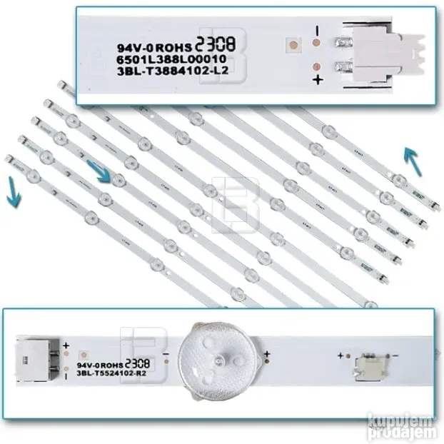 FOX 48 led trake za TV - pozadinsko osvetljenje LT417 LT418