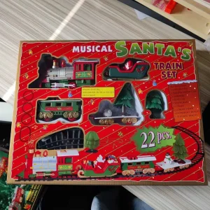 Novogodišnji set - Voz sa deda mrazom (Igračka za decu)