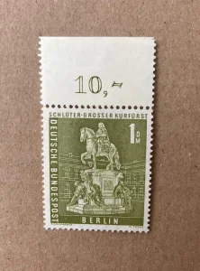 1 mint markica posebnog entiteta - BERLIN, 1956