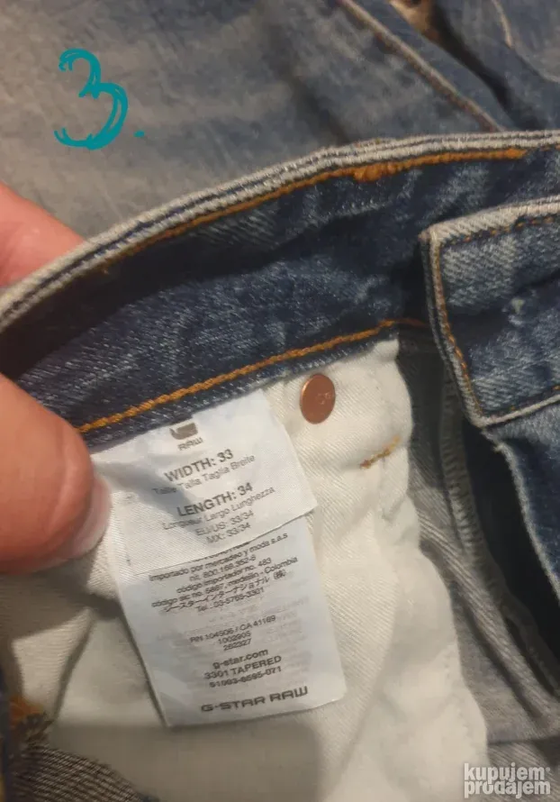 GStar muski dzins 33x34 34x32 33x34vise komada
