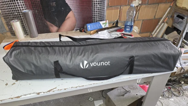 Vounot 3mx3m PopUp sklopivi šator sa stran. i torbom, siva