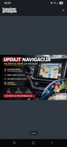 Azuriranje/updajt navigacije