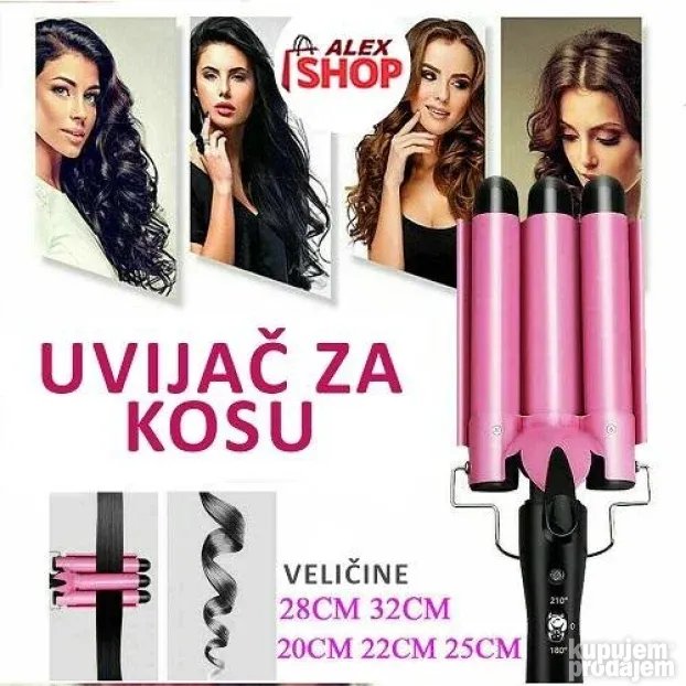 Presa za talase u kosi Profesionalni figaro