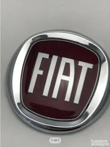Fiat znak 120mm crveni Doblo Ducato