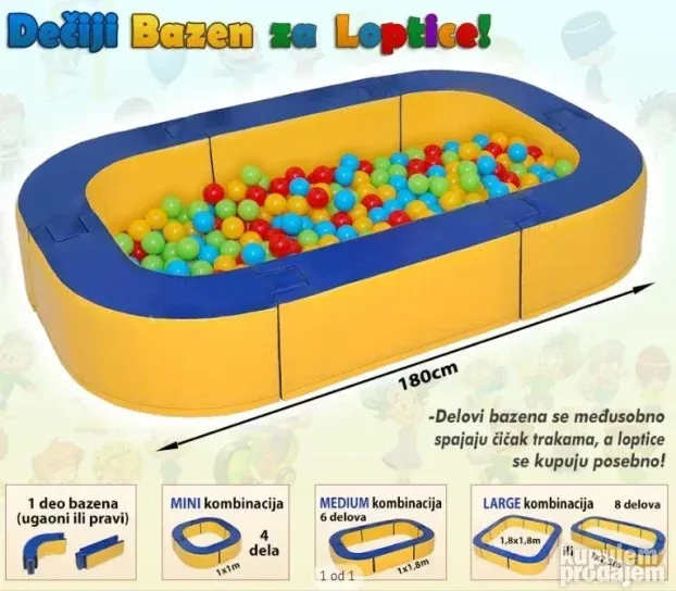 Dečiji bazen za loptice Medium