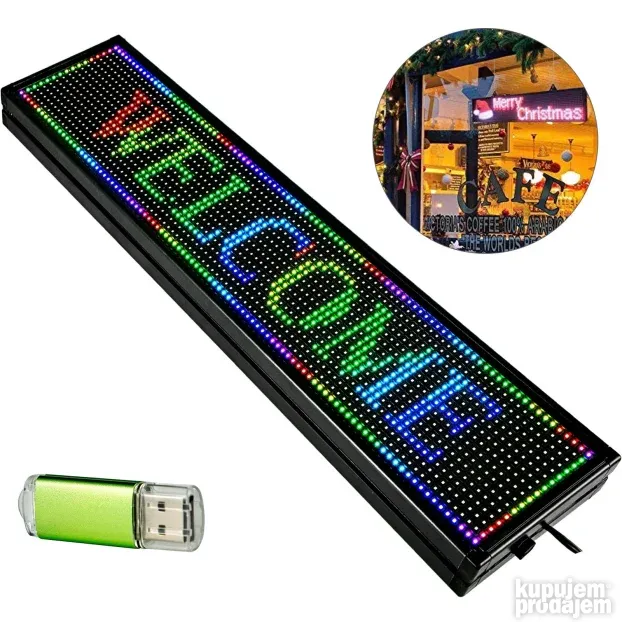 LED reklamni znak 100 x 20 cm - KupujemProdajem