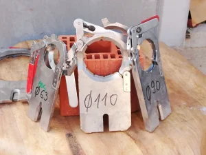 Držači za sučeono varenje cevi Geberit stege