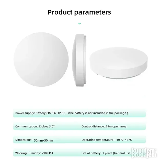 Tuya Zigbee taster / Tuya ZigBee Button / Tuya Wi-fi Button