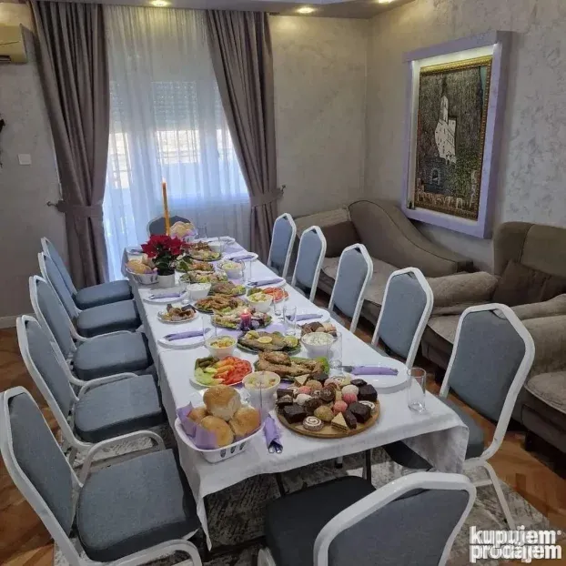 Sto i klupe na rasklapanje 200x90 METALNA KONSTRUKCIJA!