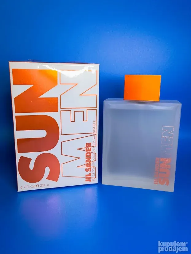 Eau De Toilette Sun Men 200ml Jil Sander Sun Men Edt ORIGINAL