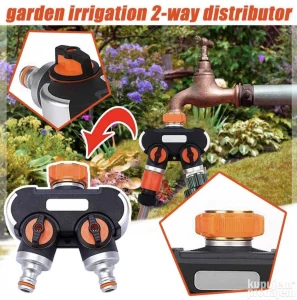 -Razdelnik za slavinu, dvosmerni sa adapterom