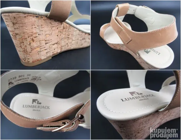 Lumberjack sandale platforma KOŽA NOVO C263/9
