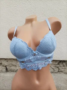 Svetlo Plavi Mini Korset od Čipke 75B