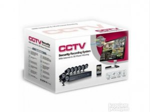CCTV HD Kamera za Video NADZOR Sa 4 Kamere