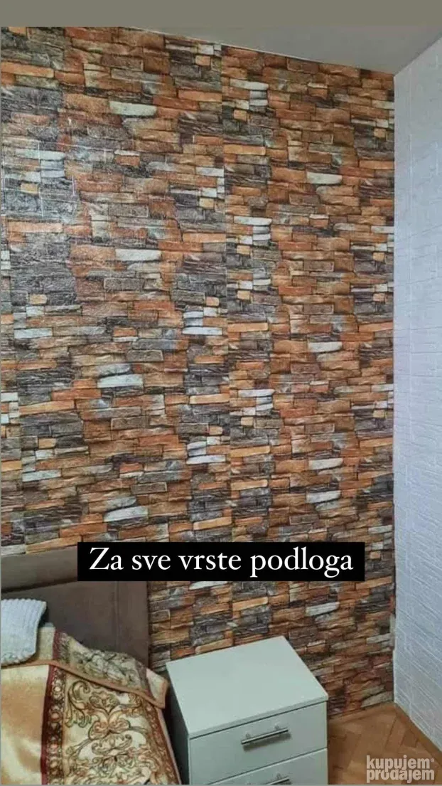 200 DINARA Samolepljive 3d tapete NOVI MODELI