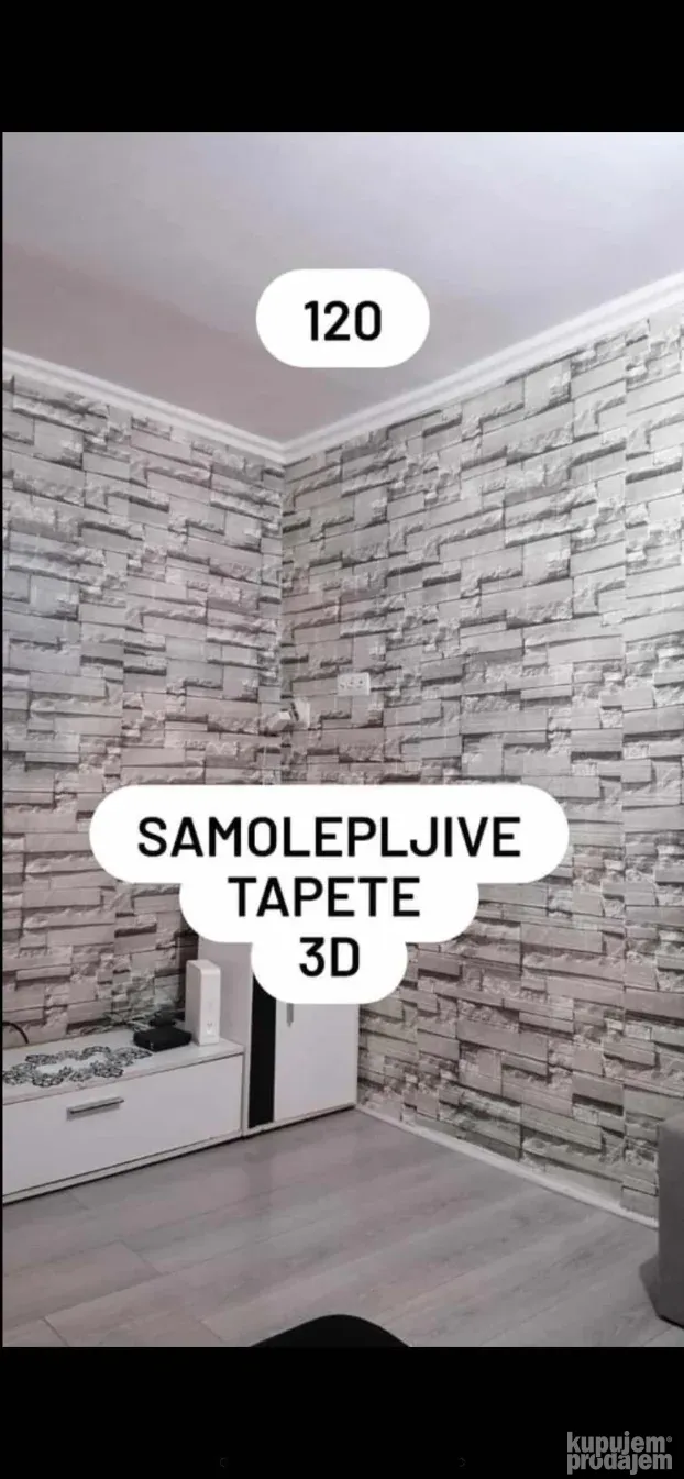 200 DINARA Samolepljive 3d tapete NOVI MODELI