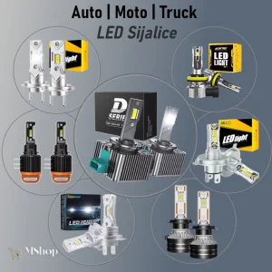 H7 H8 H9 H11 H15 HB3 HB4 H1 H3 H4 D1S D2S D3S LED sijalice