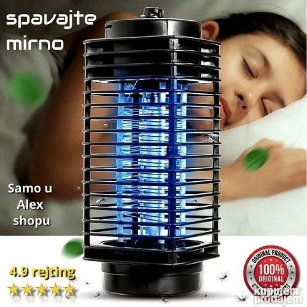 UV Električna Lampa za komarce-Ubica Svih Insekata