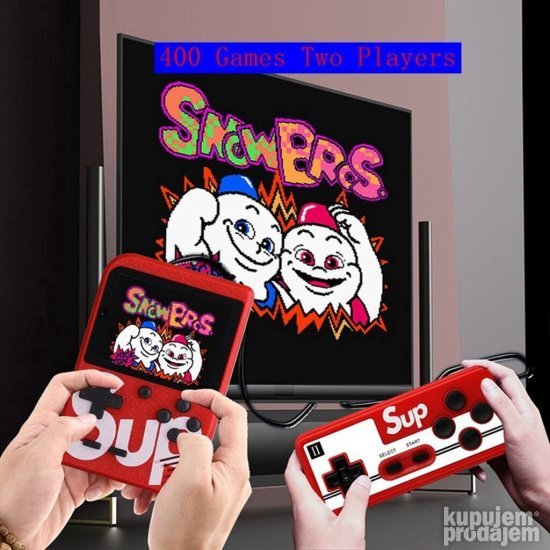 Konzola Sup Game Box 400 S Kontrolerom + GRATIS Pop Socket