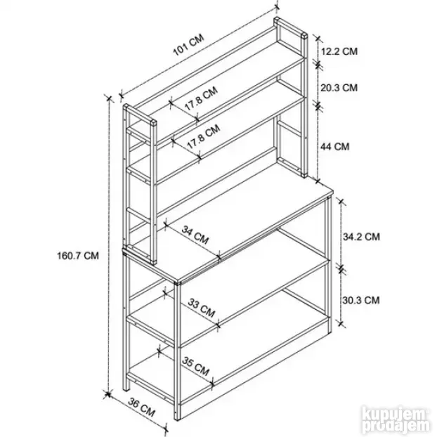 Drop kuhinjski barski stol/Razne opcije boja