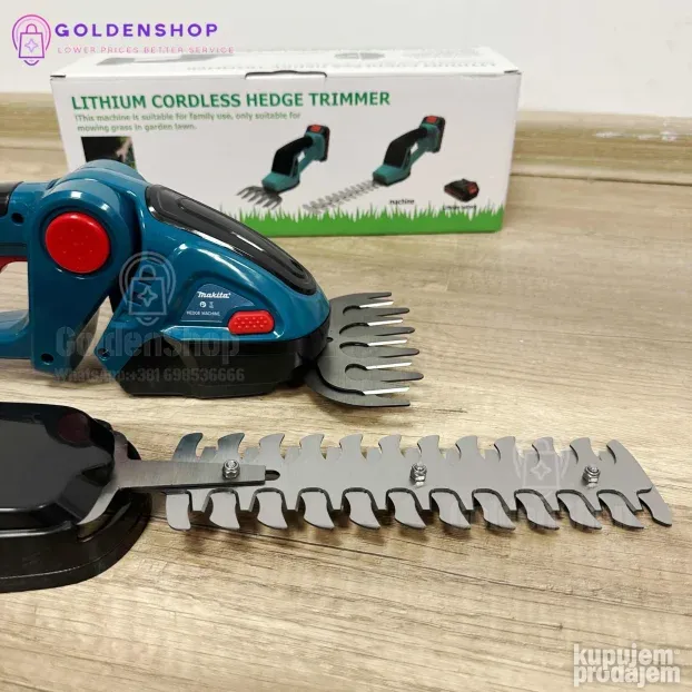 2u1 Aku trimer za travu i živu ogradu 128V