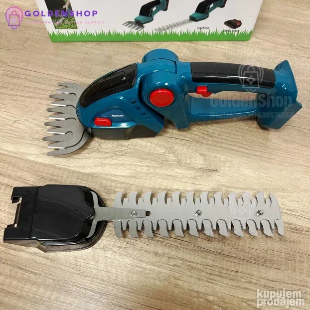 2u1 Aku trimer za travu i živu ogradu 128V