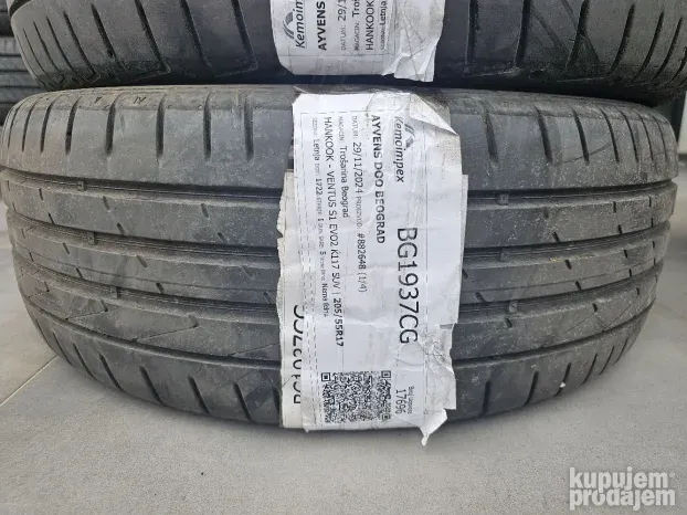 polovne letnje gume 205/55 r 17 hankook 4kom