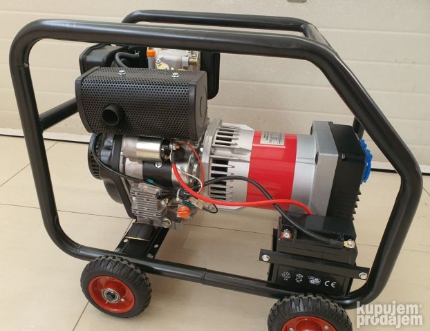 Agregat LOMBARDINI 4.5 kW dizel - sincro alternator NA KLJUČ