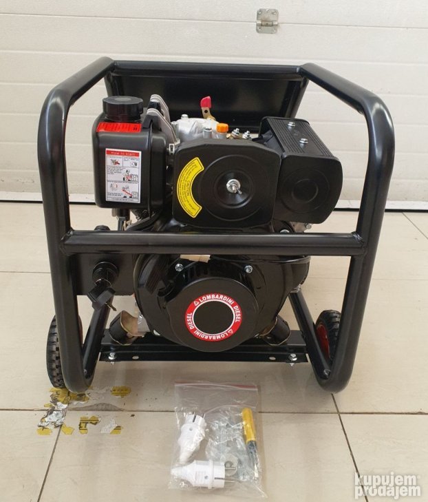 Agregat LOMBARDINI 4.5 kW dizel - sincro alternator NA KLJUČ