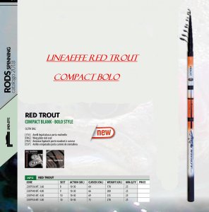 Lineaeffe Red Trout Compact Bolo(4; 4.5 i 5m)NOVO