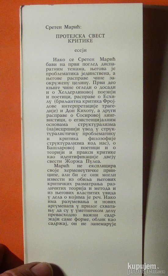 Protejska svest kritike