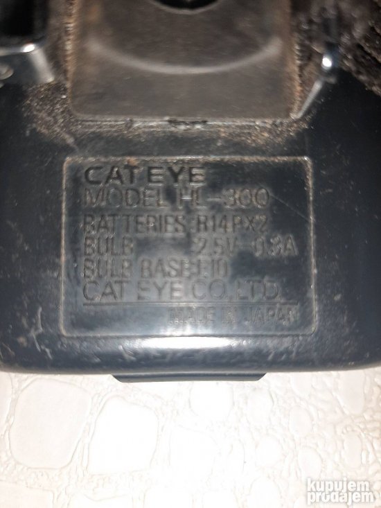 Cateye lampa za bicikl made in Japan