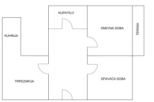 Dvosoban stan u centru grada