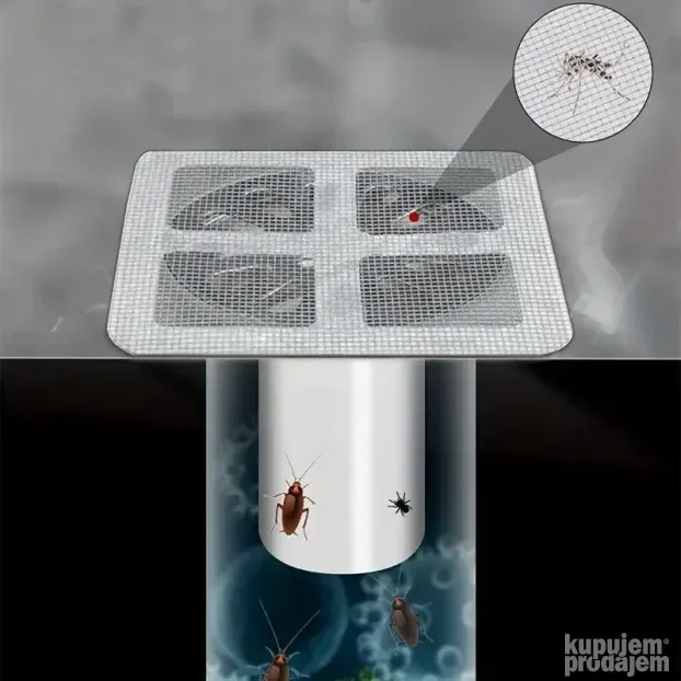 Mrezica za zastitu kupatilske resetke (10 kom) NOVO