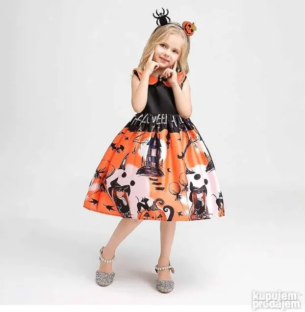 NOVO! Haljina i kostim za devojcice Hallowen