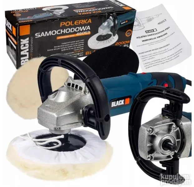 Polirka BLACK 2000W (46053) na lageru!