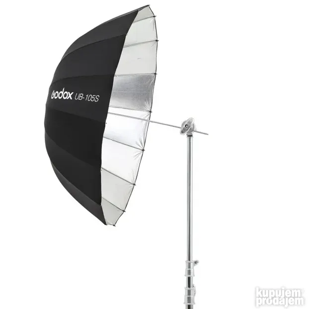Godox UB-105S Silver Parabolic Umb. 105cm - PCFOTO
