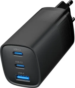 Gembird 65W GaN USB x 1 + TIP C X 2 ultra brzi punjac!