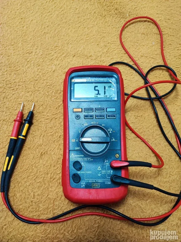 FLUKE 28 II EX True RMS Multimeter;Ex Zona, IP67